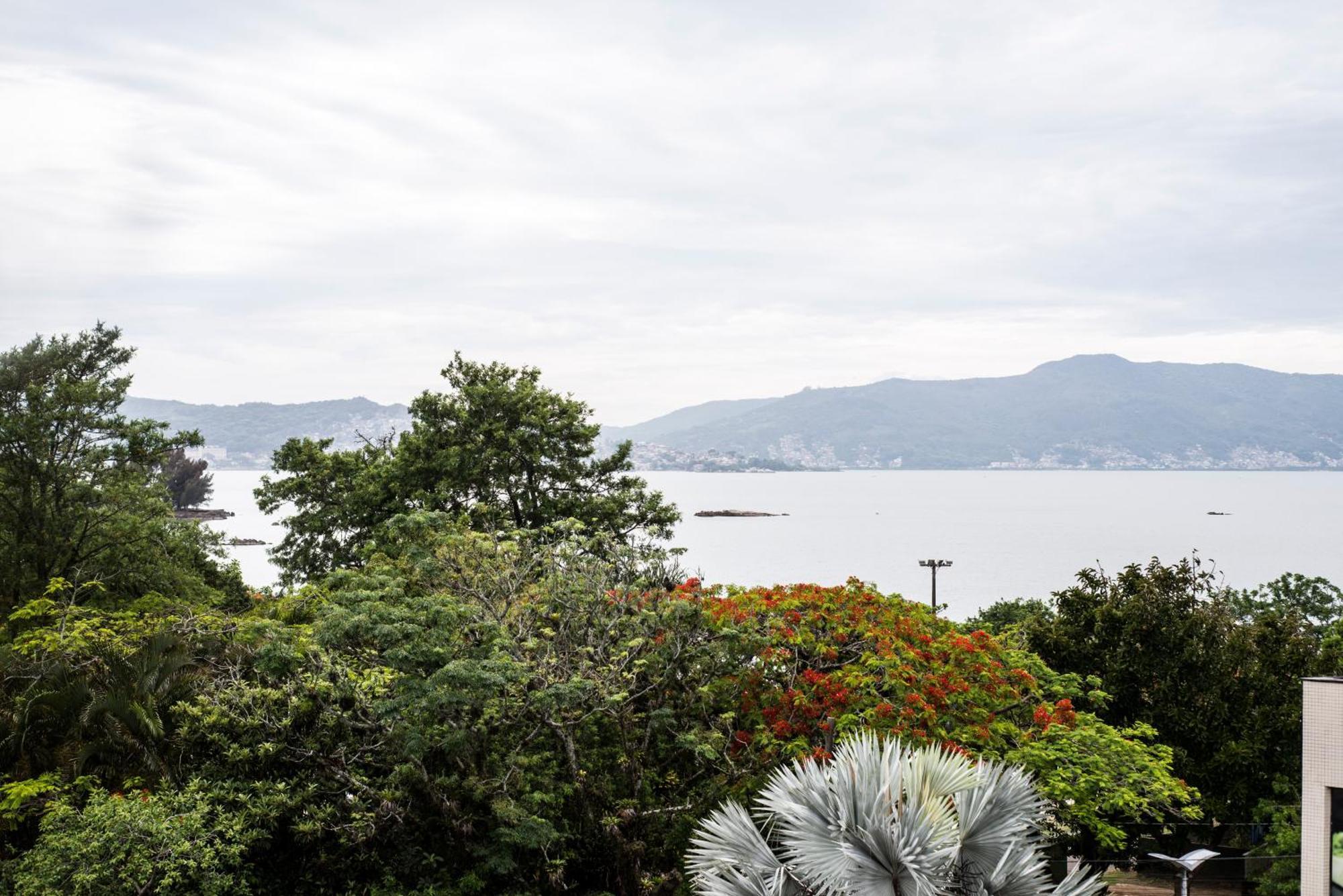 شقة Vista Mar Na Via Gastronomica Coqueiros Coq2 Florianópolis المظهر الخارجي الصورة